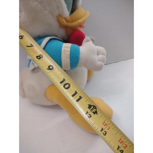 Vintage Disney Donald Duck Plush Stuffed Animal 1986 Hasbro Softies 13" Long - Picture 11 of 11